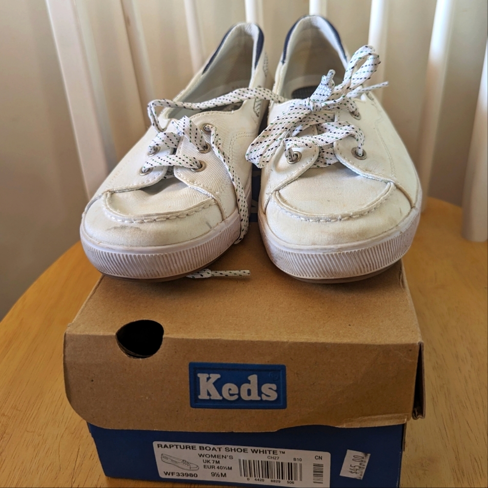 Keds Rapture Boat Shoe (White)